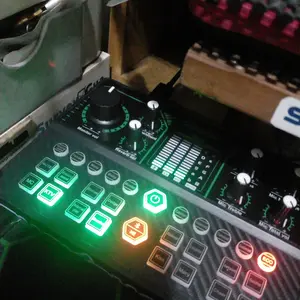 Siborie soundcard F996 Mixer Bluetooth sound card Audio USB External for phone PC Karaoke Keluarga