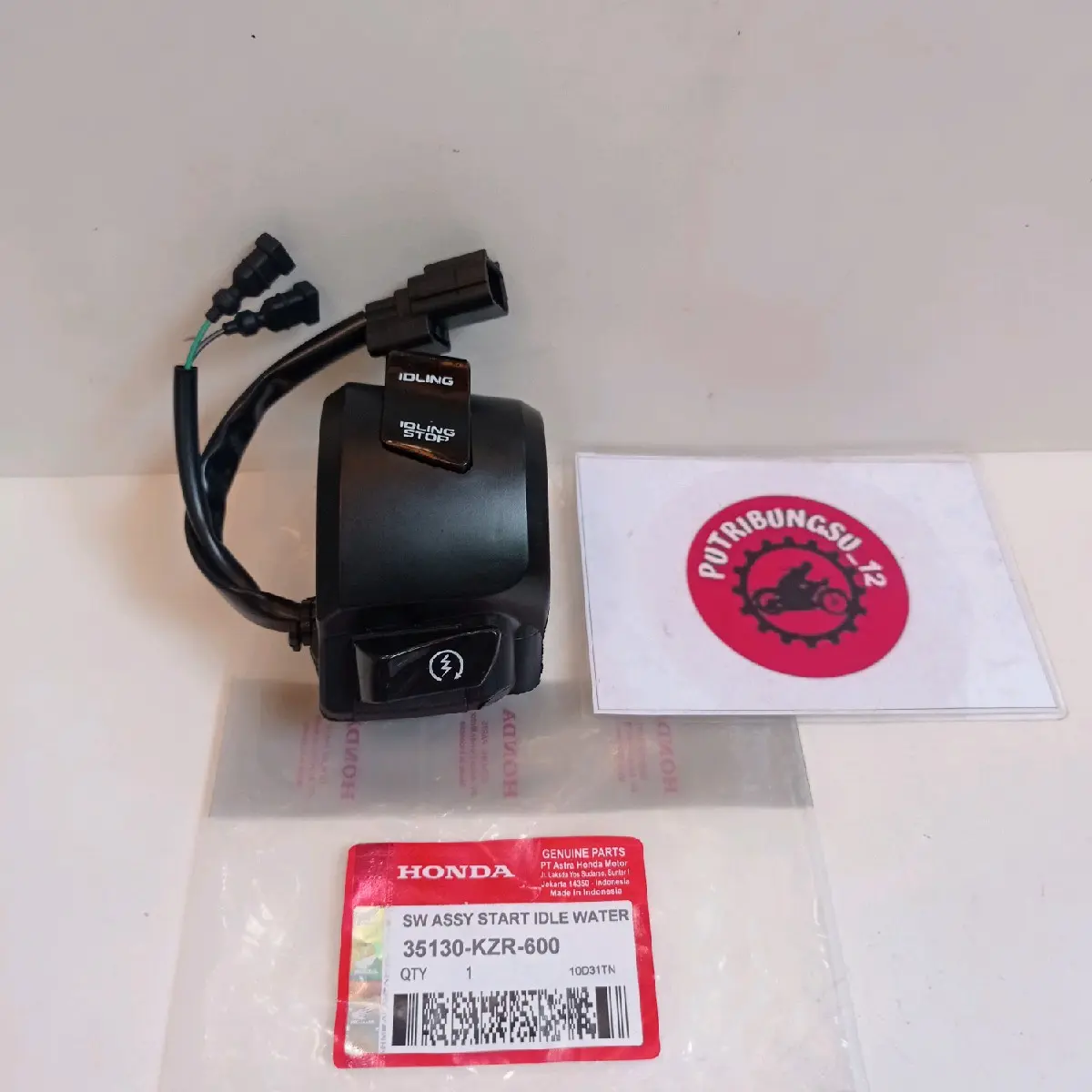 SAKLAR STARTER KANAN SWITCH HOLDER ASSY HONDA VARIO 125 LED NEW KZR