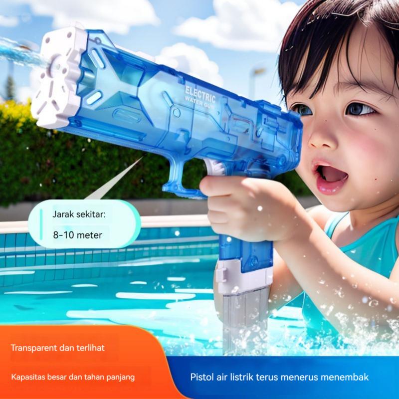 （COD) COOLFOX TOYS  Mainan anak laki-laki penyiram listrik anak-anak mainan air jarak jauh berkapasitas besar yang kuat 0