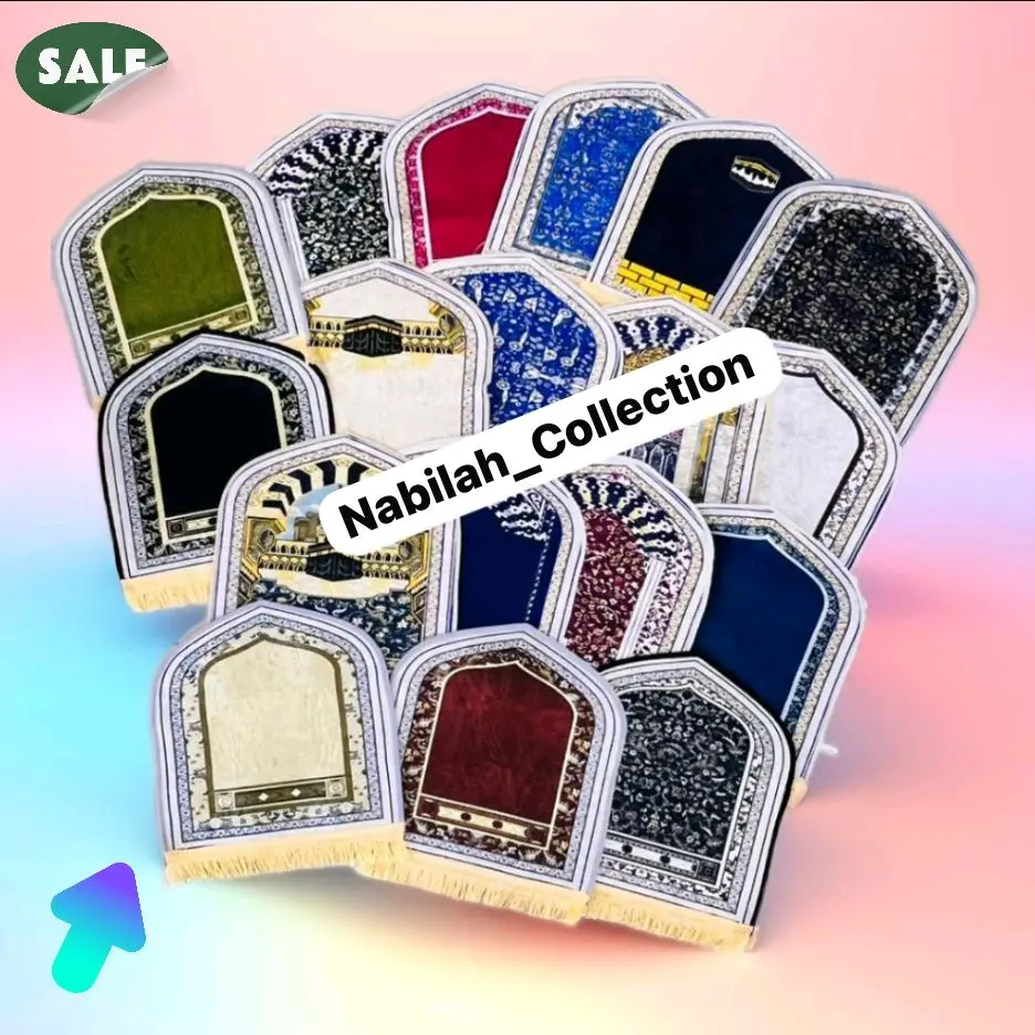 Sejadah Muka 35x35cm Viral Shining DoorGift Prayer Mat