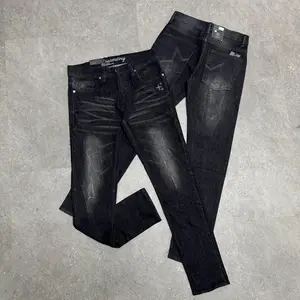 Celana Jeans DREAM STORY STAR LOGO BORDIR denim High Quality Slim Fit Stretch