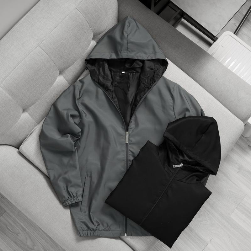 Áo Khoác Dù - Áo Khoác 2 Lớp Nam Nữ Basic Nón To Chống Nắng,Chống Gió,Chống tia UV Cực Tốt. Menswear Jacket Có Túi