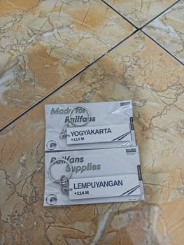 Product Review of Gantungan Kunci Papan Stasiun Kereta Api Putih (Code : P) from u**9 1