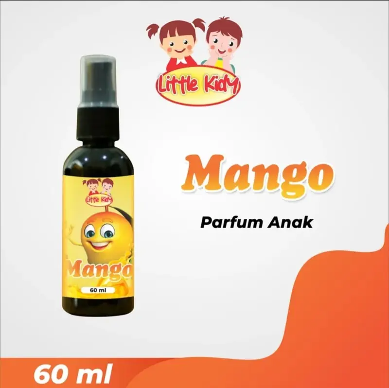 Parfum Anak isi 5pcs botol / Parfum RedGum, Strowbery, Mango, Grape, Vanilla tahanlama neto 60ml 5