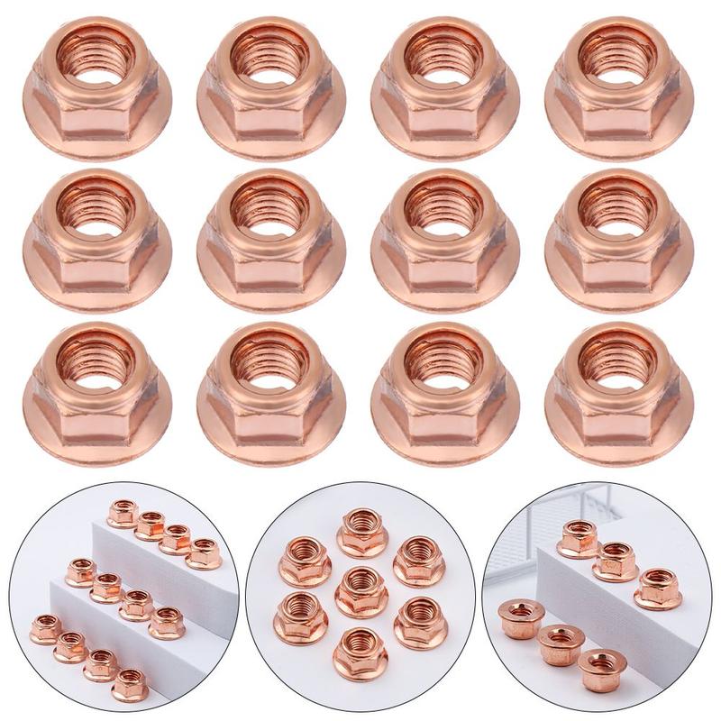 Wurun Tools 12PCS Hex Công cụ Đa dạng M8 NUT Đồng 8mm Các Loại Hạt Nhiệt Độ cao…