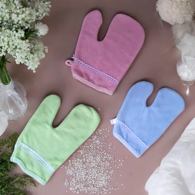 Baby Bornshop - Promo Sale 3 pcs Washlap Bayi Model jari 3