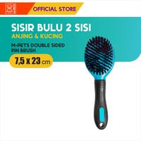 Gambar M-Pets Double Sided Pin Brush / Sisir Bulu Anjing Kucing 2 Sisi dari M-Pets Volk Pets Indonesia Kota Tangerang 4 Tokopedia