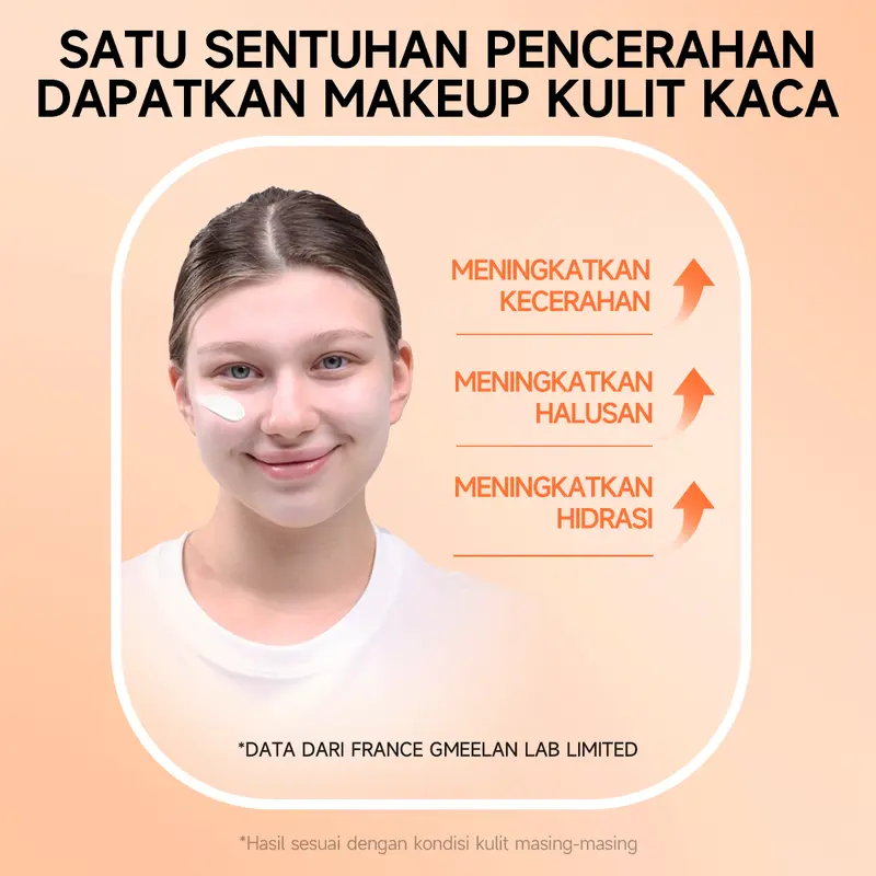 GMEELAN ORI 100% Orange Exfoliating Gel Face Eksfoliasi Wajah + Lazy Cream Day Cream Set Pemutih Wajah Skincare Kit 8