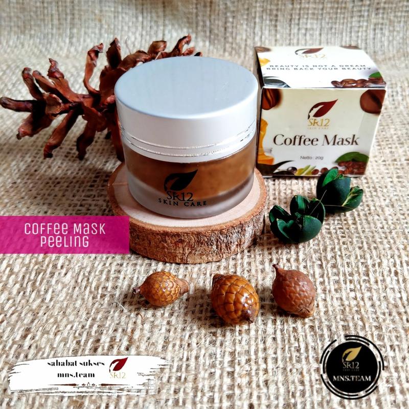 COFFEE MASK PEELING SR12 / MASKER KOPI MEMBERSIHKAN KOMEDO / MENGHILA…