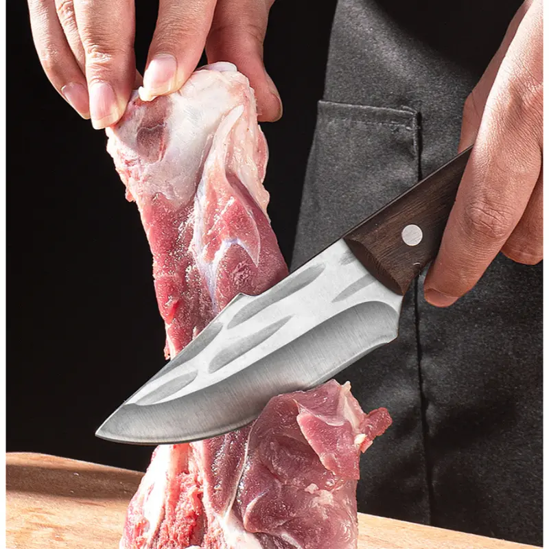 3-LAYER ANTI-RUST KNIFE/Mongolian Kitchen Knife 3 Layer Original/Japanese Knife/3 LAPISAN ANTI KARAT PISAU/Pisau Dapur Mongolia 3 Lapisan Asli/Pisau Jepang/Pisau Baja Serbaguna Jepang/Pisau Boning Profesional 8