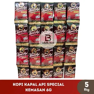 Kopi Kapal Api Special 6gr (Mini) Renteng 10 x 6gr - 5 Rtg