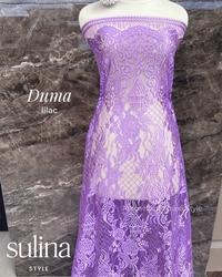 Gambar Sulina Style - Kain Kebaya Semi France Glossy Metallic Lace Duma (Motif Rumah Adat) dari Sulina Style Kota Medan 5 Tokopedia
