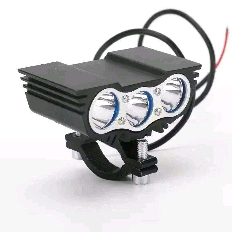Paket lampu sorot led 3mata Owl + saklar 3mode on off 30watt 12-24volt lampu tembak sorot motor universal 6