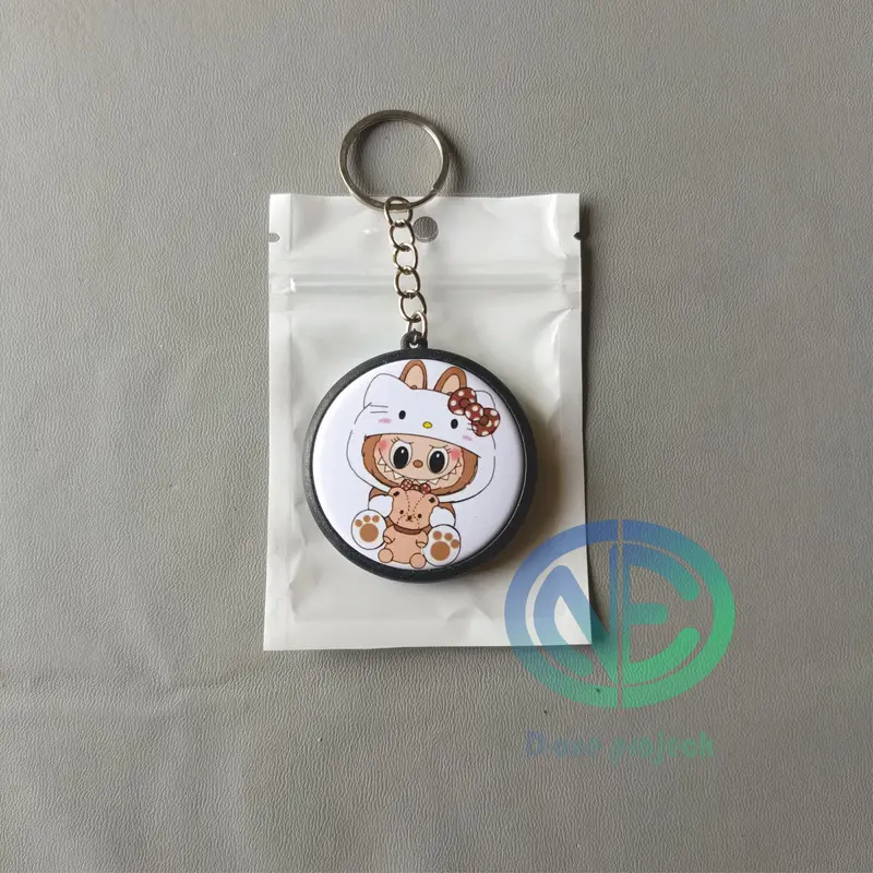 Ganci Gantungan Kunci Dua Sisi dengan Gambar Logo - Aksesoris Praktis 1