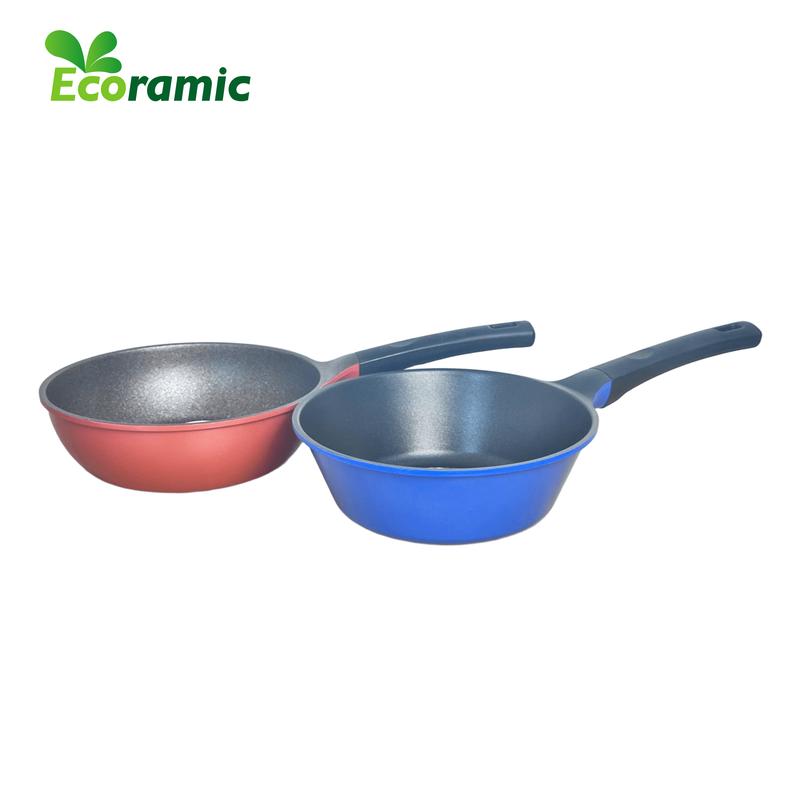 [Xuất Dư] Chảo Sâu Lòng Đáy Từ Size 22 - Chống Dính Ceramic - Dùng Mọi Loại Bếp