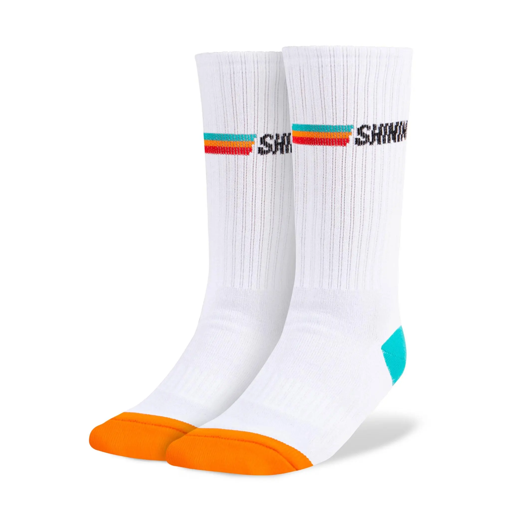 Shining Bright Kaos Kaki Pria Evo Socks - Putih Bahan Katun