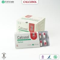 Gambar Calcusol Strip 10 Kapsul – Suplemen Herbal Batu Ginjal, Aman & Terpercaya dari PJT Dr Sardjito Store Kota Yogyakarta 2 Tokopedia