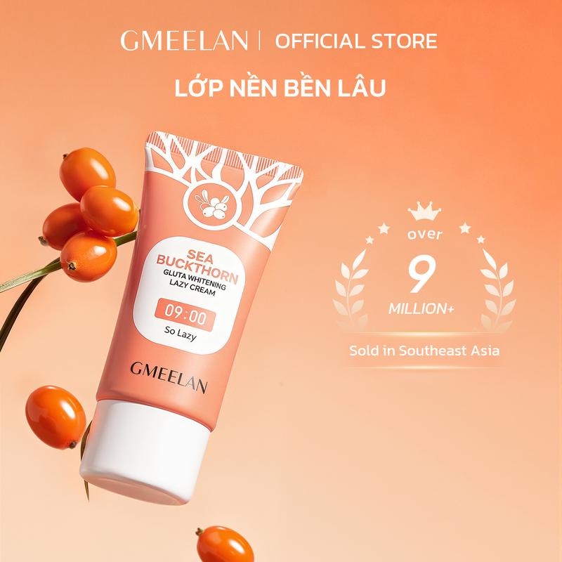 GMEELAN KEM LƯỜI GLUTA LAZY CREAM 30g Kem Nâng Tông lâu trôi giúp Dưỡng sáng Da Glutathione Hắc Mai Biển