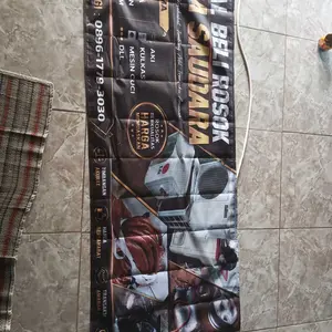 SPANDUK BANNER Jualan Jajanan Warung Jajan Oren MMT Spanduk Custom 300x100