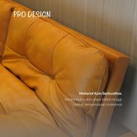 Gambar Pro Design Libra SBD Sofa Bed - Leather Copper Brown, Standar dari Pro Design Furniture Kab. Gresik 5 Tokopedia