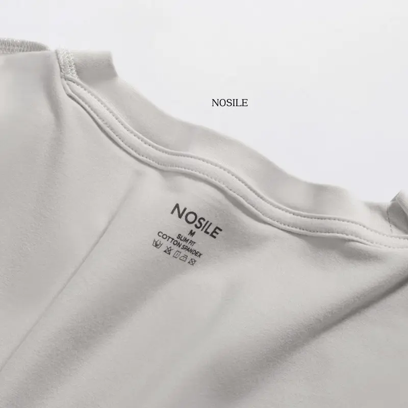 Nosile Kaos Polos T-Shirt Unisex Cotton Combed 40s 2