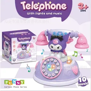 Telepon Kuromi Musik dan Berlampu Mainan Anak-Anak - Toys