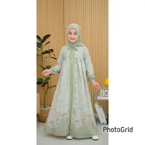 GAMIS ANAK HANA TSABINA SERIES ONE SET HIJAB Cantik