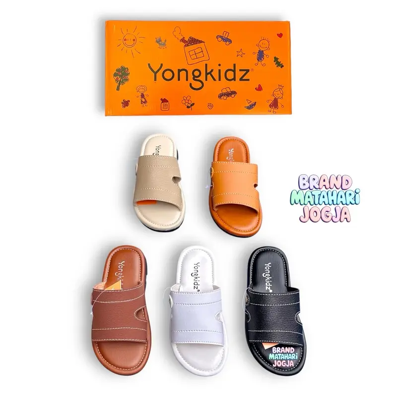 Sandal Selop Anak Cowok YK 2 Simple Elegan Berkualitas 0