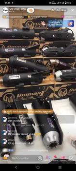 Product Review of Knalpot Original Omman Model Nmufler Emblem Suara Ngbas Adem Cocok Buat Beat Vario Mio Pcx Nmax Racing Motorcycle Tameng Foto from L**a 1