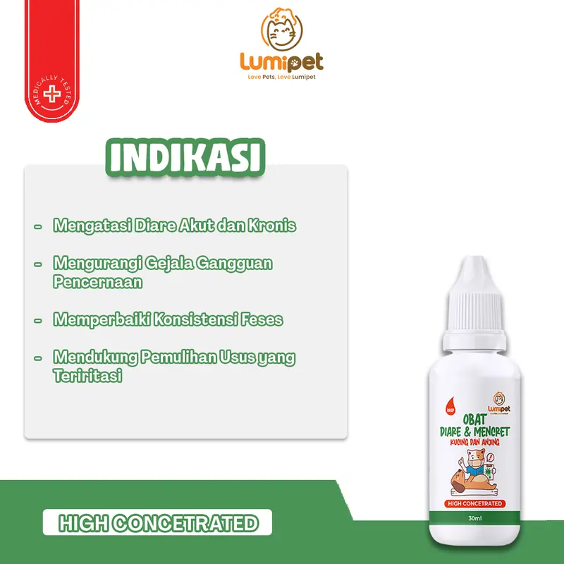 LUMIPET Obat Diare dan Mencret Ampuh Kucing dan Anjing High Concentrated Vitamin Gangguan Pencernaan Lambung 4