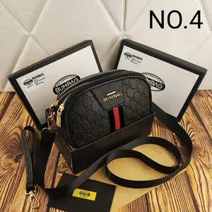 BAMBEG - Tas Selempang Wanita Oval FREEBOX Kekinian Special Edition ( Black ) 191546