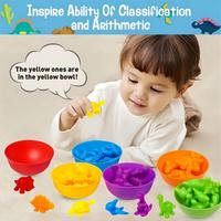 Gambar 50 PCS Mainan Anak Colour Classification Montessori Game Sorting Mengenal Warna Untuk Sikecil toys dari JIQILE MALL Kota Bekasi 5 Tokopedia
