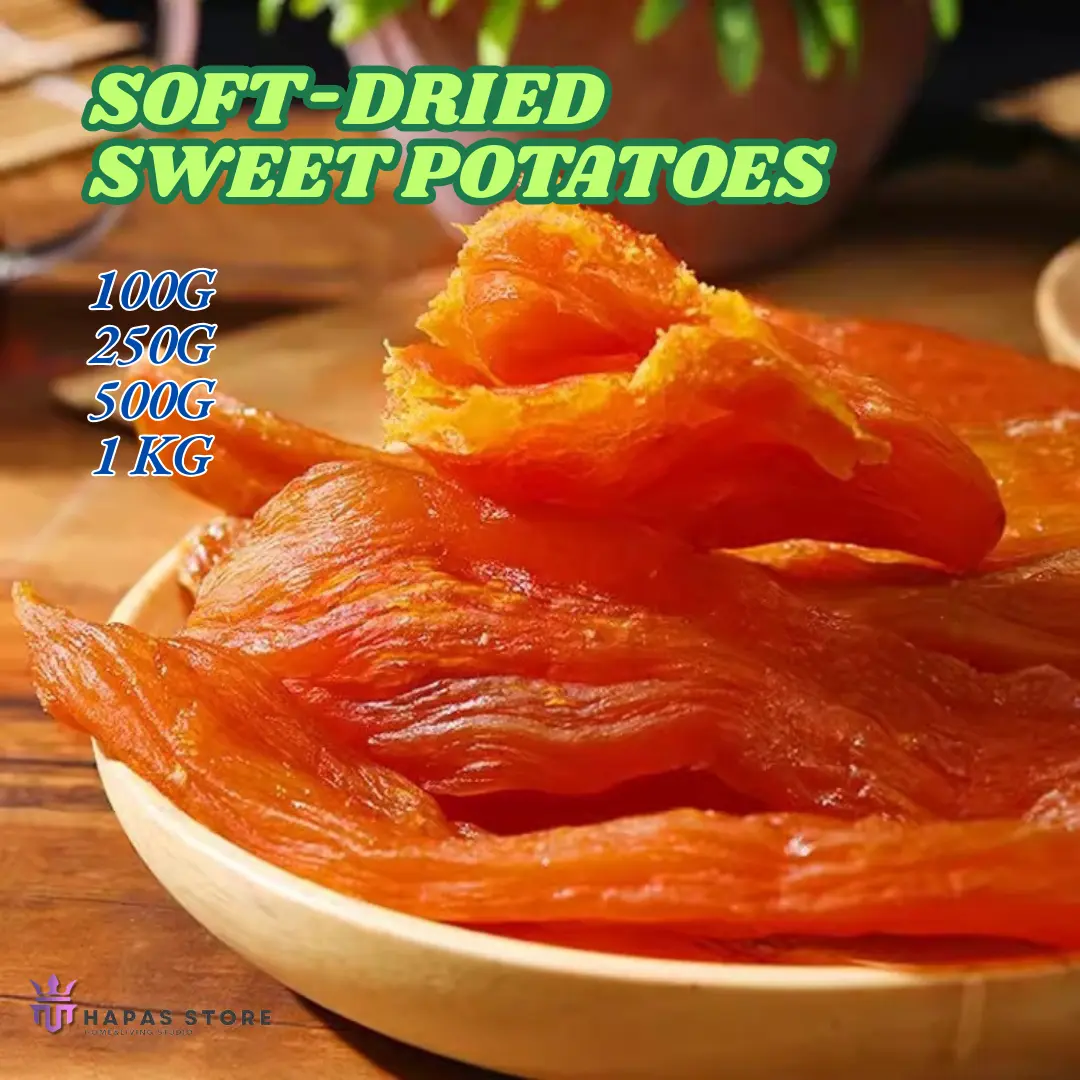 SOFT-DRIED SWEET POTATOES - Ubi keledek kering lembut, harum dan manis yang ringan