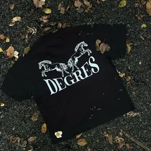 13DEGRES TSHIRT BOXY CUT 16s The kuda-Heavyweight- Tshirt kaos pria - Kaos boxy 20s - Oversize - Kaos tebal [UNISEX]