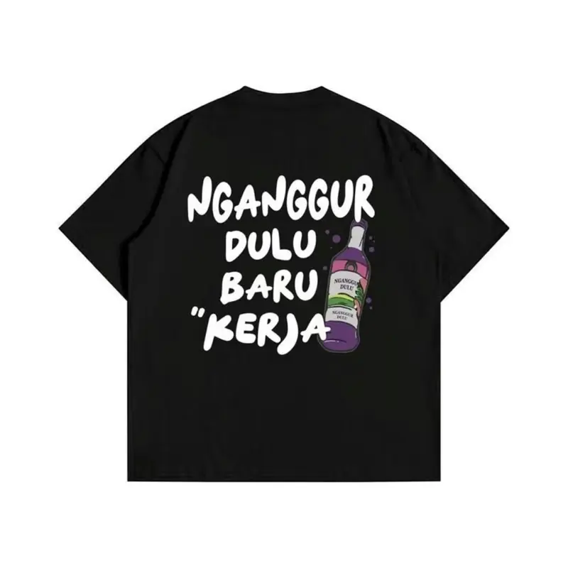 T-shirt Nganggur dulu Tee / Unisex / Cotton / Lembut Nyaman Soft Surfing 1