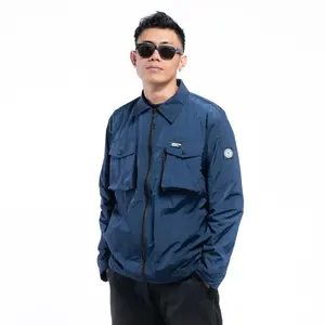 Mocking Truth - Flux Navy Overshirt Jacket Trucker