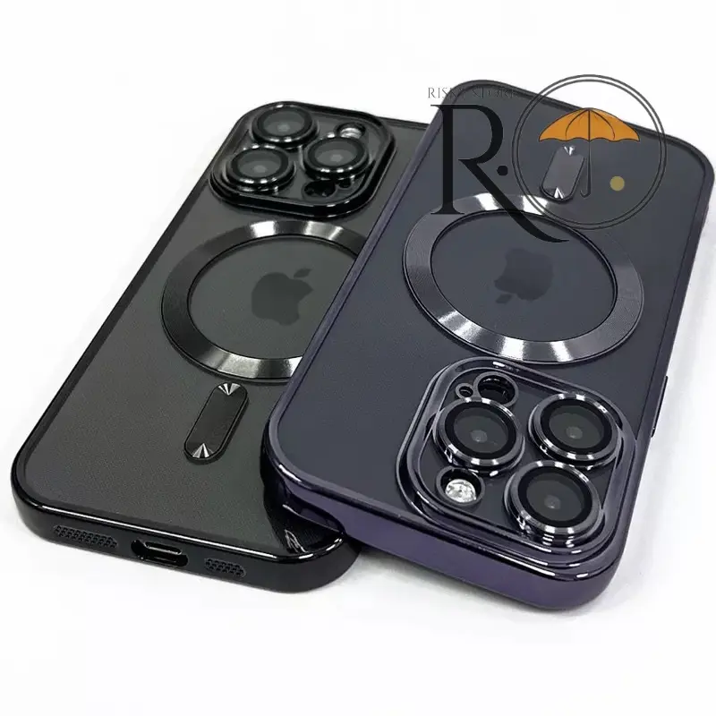 ULTRA PLATED MAGSAFE WITH LENSPRO ELECTRO METALIC Case iPhone 15 14 13 12 11 PRO MAX iPhone 14 PLUS