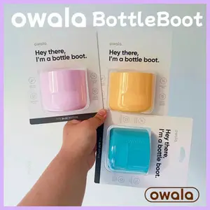 Pelindung Silikon Owala - Anti Slip untuk Botol 24oz/32oz, Warna-Warni