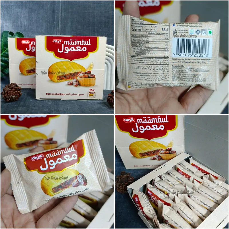 Maamoul Biskuit Kurma Arab isi 16 pcs Kukis Kurma Al Batal Maamoul Biskuit Kue Enak Delicious Snack Arab Box isi 16 Pcs Saudi Dates 0
