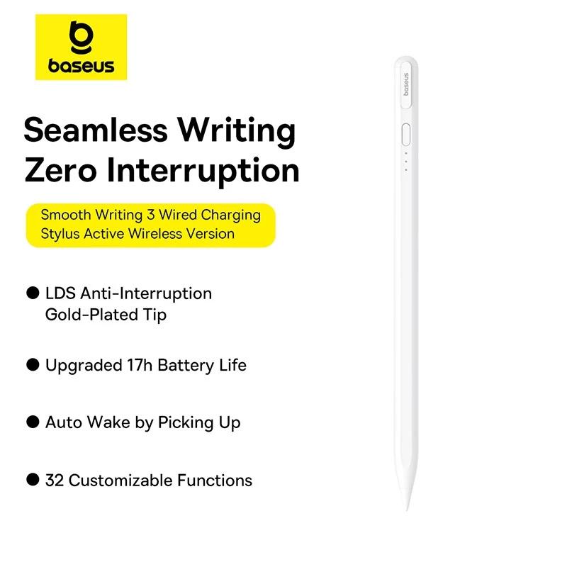 Baseus PS3 Air Bluetooth Stylus Pen cho iPad Pencil Sạc có dây đa năng cho tất cả iPad Air Pro Máy tính bảng Mini Bút viết cảm ứng