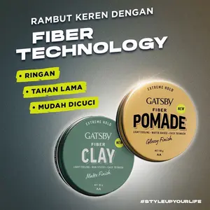 GATSBY POMADE FIBER SERIES 30 GR