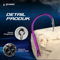 Gambar JEMMY Kail Pancing Carbon Steel Super Tajam Hook Premium Fishing Anti Karat Kuat Beban Maksimal Isi 10 Pcs KUP023 - #13 dari JEMMY Indonesia Kota Administrasi Jakarta Barat 5 Tokopedia