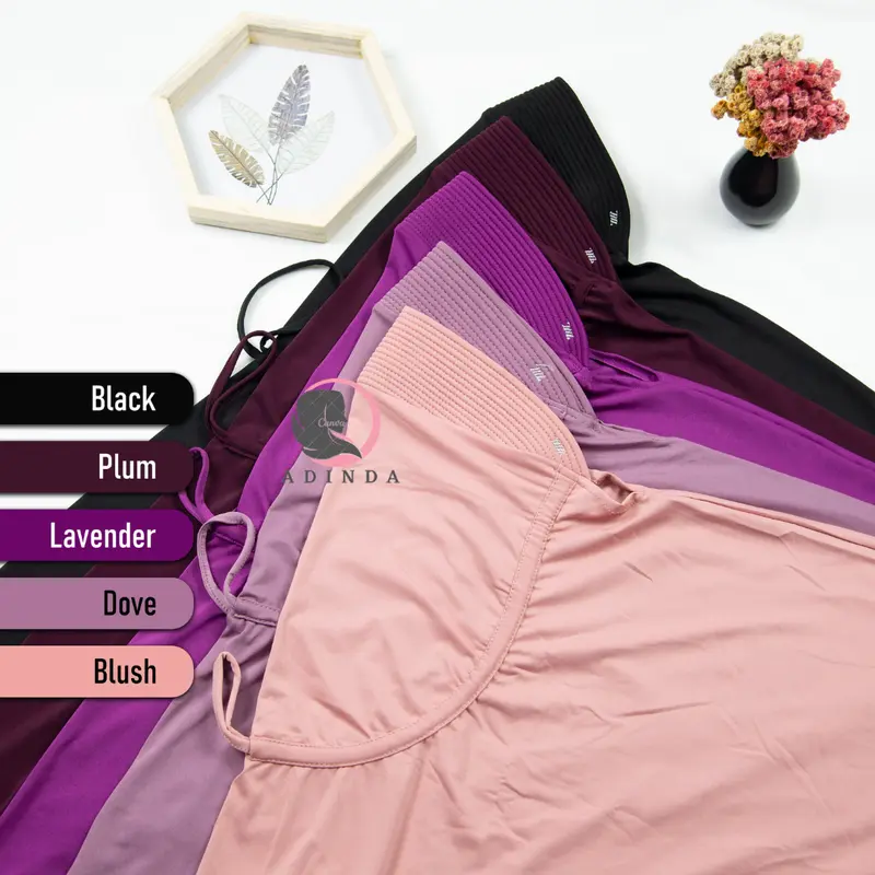 Bergo Serut Anak (SD) | Jilbab Instan Serut Spandex Jersey I Bergo Serut Jokowi I Bergo Serut Adiba 5