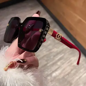 【Toko Resmi YJ 】2025 Kacamata Wanita Pria Optik Antiradiasi Dengan Fashion Sunglasses Eyewear UV400 Frame Korea Style Kacamata hitam 8366