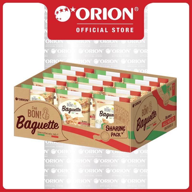 ĐỘC QUYỀN Hộp Bánh Nướng C'est Bon Baguette Vị Bơ Tỏi Đút Lò 15P