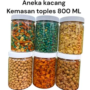 Aneka Snack Kacang Kemasan Toples 800 ML