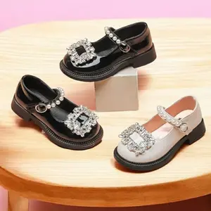 Docmar Sepatu Anak Perempuan Terbaru 2025 Slip On Motif Cantik Formal Umur 3-10 Tahun