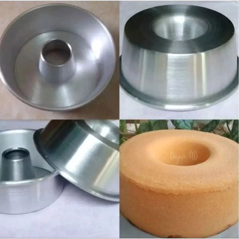 Loyang Bolu Tulban Diameter 18 20 22 24 26 Bahan Alumunium 0.7 Mm Aluminium Kitchenware