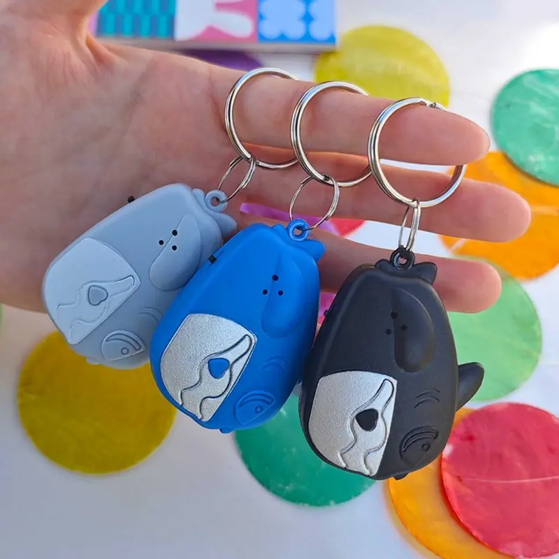 Gantungan Kunci Siul Anti Hilang Lupa Key Finder Keychain Senter LED 5