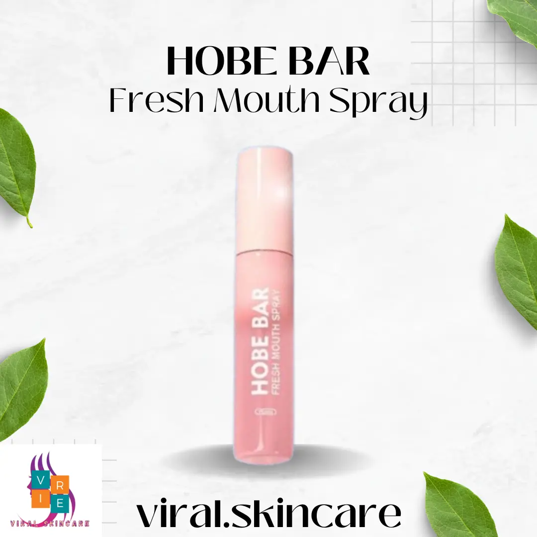 Hobe Bar Fresh Mouth Spray Probiotic Oral Spray Peach Mint Flavor Penyegar Mulut